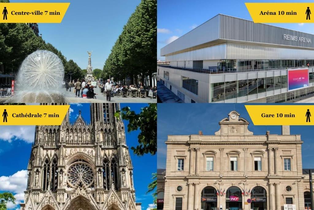 Forum Graphic Magnifique T2 Spacieux Au Centre Reims Eksteriør bilde